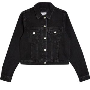 Topshop Tilda Crop Denim Jacket